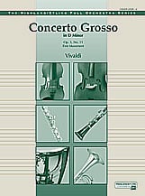 Concerto Grosso in D Minor Orchestra sheet music cover